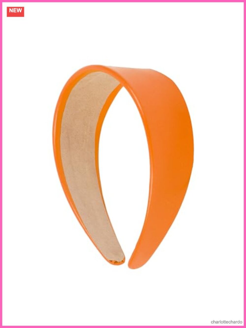 Vegan Leather Headband 2 Inch Wide Non-Slip Hair Accessory